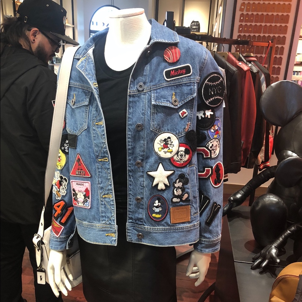 Disney X Coach Denim Jacket w/ Patches